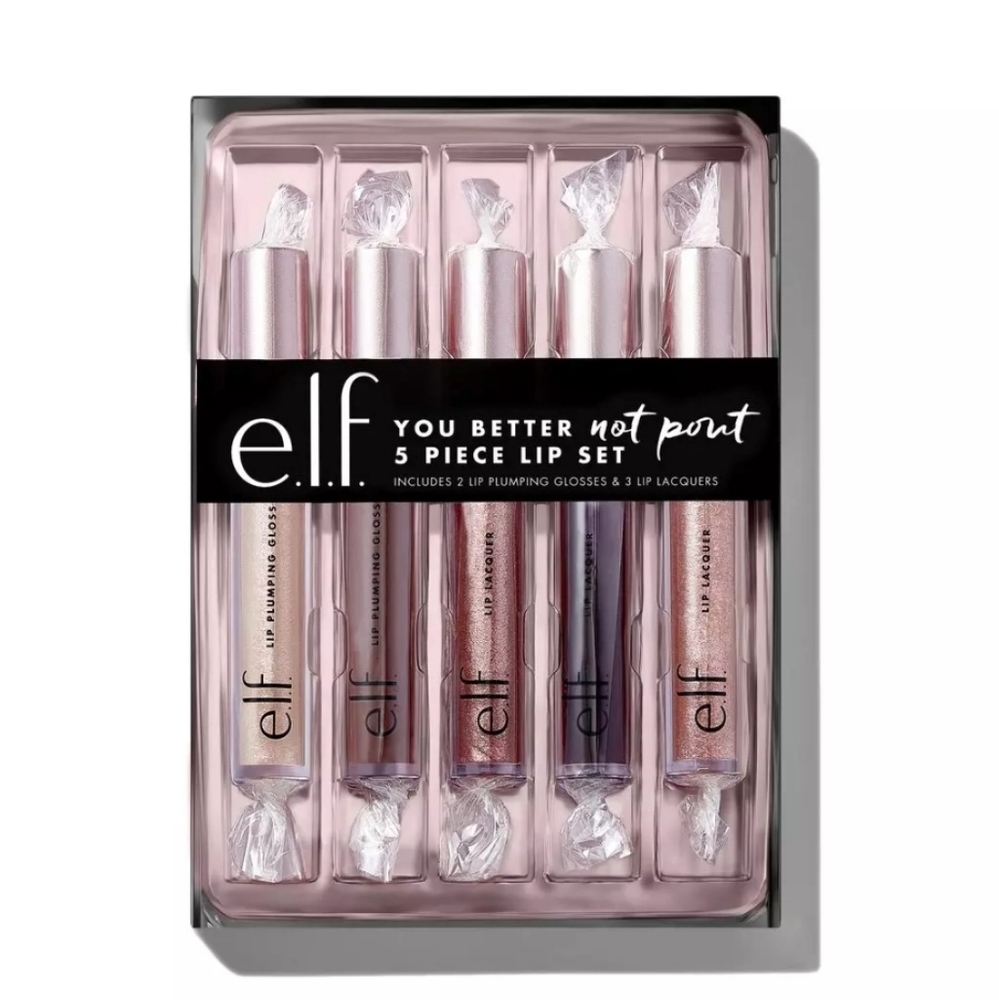 🌺Elf You Better Not Pout 5 piece Lip Set